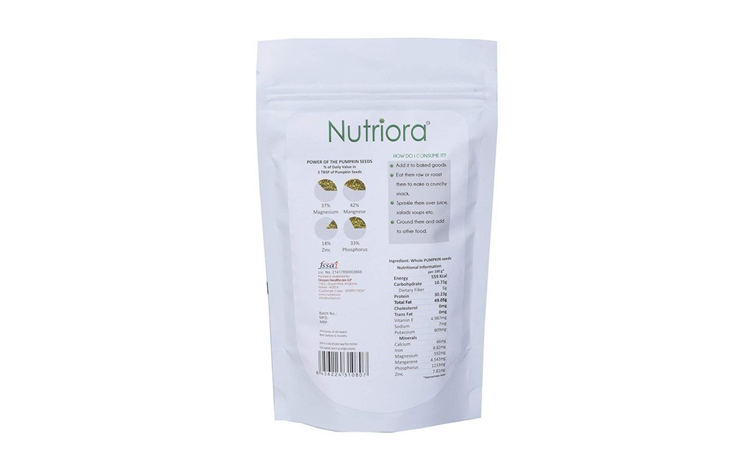 Nutriora Pumpkin Seeds    Pack  200 grams